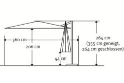 Schneider® SCHNEIDER Rhodos Twist Ampelschirm, Bordeaux, Quadratisch, 300 X 300 Cm -Doppler Verkäufe 5 13623 1.jpg