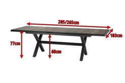 SIENA GARDEN Sincro Ausziehtisch, Anthrazit/natur-grau, Alu/Keramik, 205/265x103 Cm -Doppler Verkäufe 5 16598.jpg