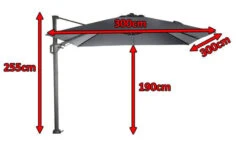 SIENA GARDEN Ampelschirm Sunset N+, Athrazit, Alu/Textil, Ca. 300x300 Cm -Doppler Verkäufe 5 17164 1.jpg