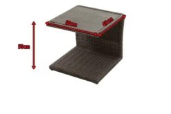 Ploß Rocking Beistelltisch, Grau/braun-meliert, Polyrattan, 50x45x50 Cm, Glasplatte In Steinoptik -Doppler Verkäufe 5 18217.jpg