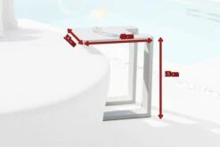 OUTFLEXX Beistelltisch, Weiß, Aluminium, 48 X 32 X 53 Cm, U-Form -Doppler Verkäufe 5 18514.jpg