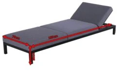 HARTMAN Adam Gartenliege, Flanelle, Alu/Sunbrella, 195x70x30cm, Rückenlehne Verstellbar, Inkl. Kopfkissen -Doppler Verkäufe 5 18732.jpg