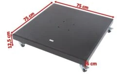 OUTFLEXX Schirmständer, Granit, 75x75x12,5cm, 90kg, Mit Lenkrollen -Doppler Verkäufe 5 18882.jpg