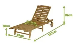 Ploß Rollliege, FSC®-Akazienholz, Geölt, 197 X 69 X 30 Cm, Klappbar, Verstellbar -Doppler Verkäufe 5 20143.jpg