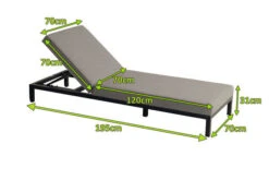 HARTMAN Eva Loungeliege, Flanelle, Sunbrella, 195 X 70 X 31 Cm, Rückenlehne Verstellbar -Doppler Verkäufe 5 20465.jpg
