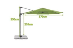 DOPPLER Active Pendelschirm, Fresh Green, Alu/Polyester, 370cmx210 Cm, Mit Kurbel, 360°-drehbar -Doppler Verkäufe 5 22346.jpg
