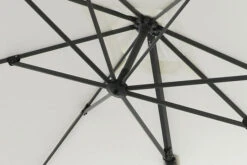 OUTFLEXX Ampelschirm, Creme, Pulverbesch. Aluminium, 300x300 Cm, Inkl. Plattenständer, Twist-Funktion -Doppler Verkäufe 6 16108.jpg