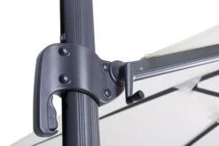 OUTFLEXX Ampelschirm, Anthrazit/creme, Pulverbesch. Aluminium, 400x300cm, Inkl. Plattenständer -Doppler Verkäufe 6 18347.jpg