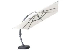 OUTFLEXX Luxus Ampelschirm, Anthrazit/creme, Edelstahl/Aluminium, 350x350cm, Inkl. Schirmständer Und Schutzhülle 20 OUTFLEXX Luxus Ampelschirm, Anthrazit/creme, Edelstahl/Aluminium, 350x350cm, Inkl. Schirmständer Und Schutzhülle -Doppler Verkäufe 6 18351.jpg