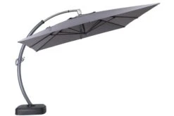 OUTFLEXX Luxus Ampelschirm, Anthrazit, Edelstahl/Aluminium, 350x350cm, Inkl. Schirmständer Und Schutzhülle -Doppler Verkäufe 6 18352.jpg