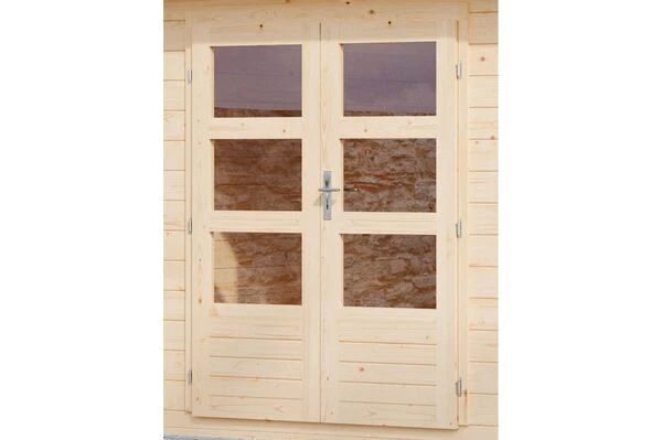 KARIBU Blockbohlenhaus Trittau 6, Fichtenholz Ca. 40 Mm, Pultdach, 6 KARIBU Blockbohlenhaus Trittau 6, Fichtenholz Ca. 40 Mm, Pultdach, - Image 6