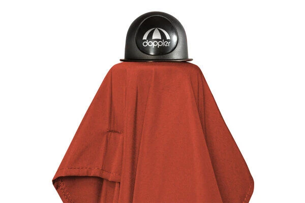 DOPPLER Active Auto Tilt Mittelstockschirm, Terracotta, Alu/Polyester, 210x140 Cm, Höhenverstellbar, Mit Kurbel 6 DOPPLER Active Auto Tilt Mittelstockschirm, Terracotta, Alu/Polyester, 210x140 Cm, Höhenverstellbar, Mit Kurbel - Image 6