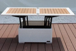 OUTFLEXX Loungetisch Höhenverstellbar, Weiß, Polyrattan, 75/152x75x40/64,5cm -Doppler Verkäufe 6 2511 18.jpg