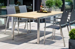 STERN Ausziehtisch, Silber/natur, Edelstahl/FSC-Teakholz, 162/220x90 Cm, Butterfly-Auszug -Doppler Verkäufe 7 16498.jpg