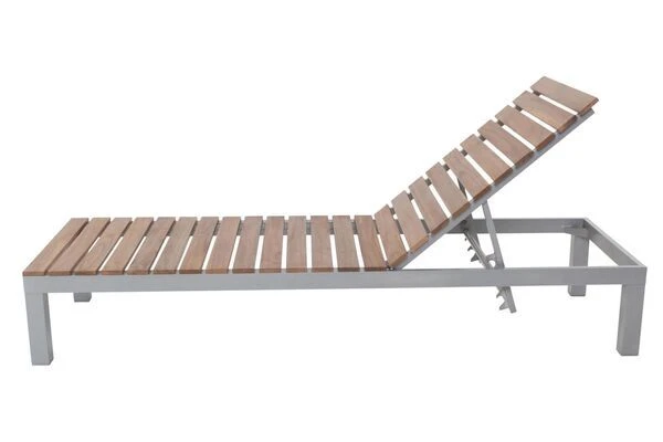 Villana 2er Sonnenliegen-Set, Alu/FSC-Akazienholz, 201x70x32,5cm, 4-fach Verstellbar, Mit Beistelltisch 45x45cm 8 Villana 2er Sonnenliegen-Set, Alu/FSC-Akazienholz, 201x70x32,5cm, 4-fach Verstellbar, Mit Beistelltisch 45x45cm – Bild 8