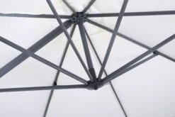 OUTFLEXX Ampelschirm, Anthrazit/creme, Pulverbesch. Aluminium, 400x300cm, Inkl. Plattenständer -Doppler Verkäufe 7 18347.jpg