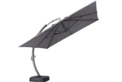 OUTFLEXX Luxus Ampelschirm, Anthrazit, Edelstahl/Aluminium, 350x350cm, Inkl. Schirmständer Und Schutzhülle -Doppler Verkäufe 7 18352.jpg