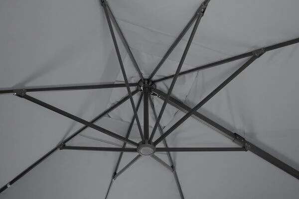 Schneider® SCHNEIDER Exklusivmodell Rhodos Grande Ampelschirm, Silbergrau, 300x400 Cm, Rechteckig 7 Schneider® SCHNEIDER Exklusivmodell Rhodos Grande Ampelschirm, Silbergrau, 300x400 Cm, Rechteckig – Bild 7