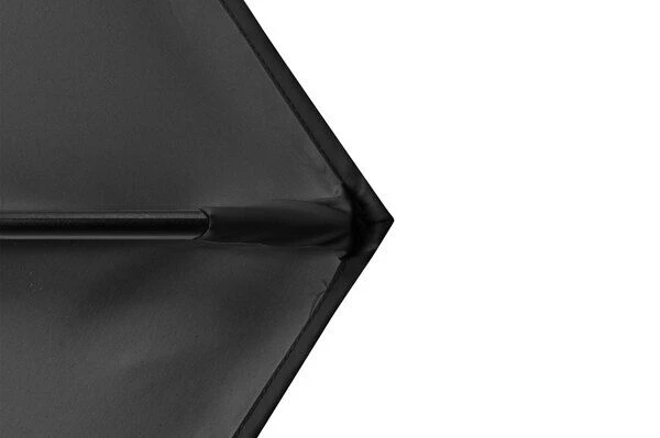 DOPPLER Basic Lift Neo Mittelstockschirm, Anthrazit, Alu/Polyester, Ø180 Cm, Mit Kurbel, Höhenverstellbar 6 DOPPLER Basic Lift Neo Mittelstockschirm, Anthrazit, Alu/Polyester, Ø180 Cm, Mit Kurbel, Höhenverstellbar - Image 6