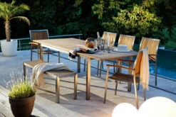 Ausziehtisch Roma Aus Edelstahl/Teak Von Diamond Garden, Ca. 180/240x100 Cm -Doppler Verkäufe 8 10651.jpg