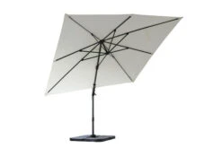 OUTFLEXX Ampelschirm, Creme, Pulverbesch. Aluminium, 300x300 Cm, Inkl. Plattenständer, Twist-Funktion -Doppler Verkäufe 8 16108.jpg