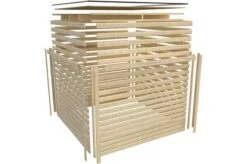 KARIBU Gartenhaus Neuruppin 2, Fichtenholz 28 Mm, Flachdach -Doppler Verkäufe 8 18013 8.jpg