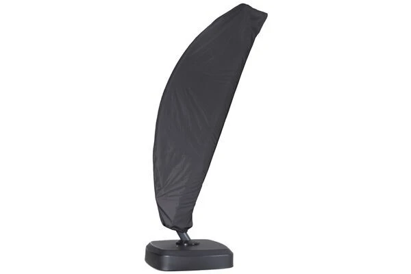 OUTFLEXX Luxus Ampelschirm, Anthrazit/creme, Edelstahl/Aluminium, 350x350cm, Inkl. Schirmständer Und Schutzhülle 8 OUTFLEXX Luxus Ampelschirm, Anthrazit/creme, Edelstahl/Aluminium, 350x350cm, Inkl. Schirmständer Und Schutzhülle - Image 8