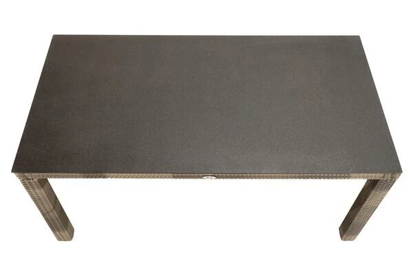 Ploß Rabida Dining Tisch, Champagner-meliert, Polyrattan, 170 X 90 Cm, Glasplatte In Steinoptik 8 Ploß Rabida Dining Tisch, Champagner-meliert, Polyrattan, 170 X 90 Cm, Glasplatte In Steinoptik - Image 8