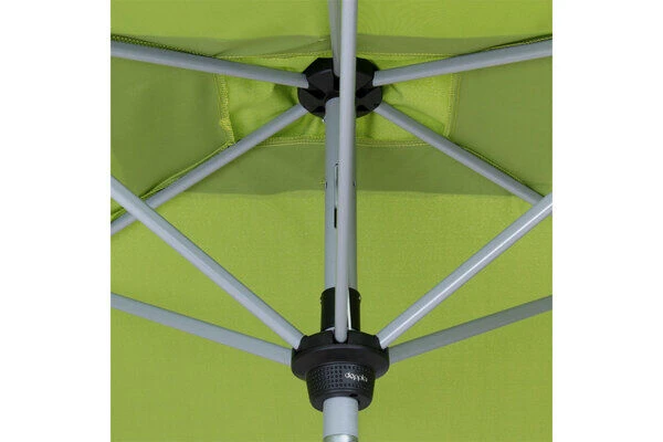 DOPPLER Active Auto Tilt Mittelstockschirm, Fresh Green, Alu/Polyester, 210x140 Cm, Höhenverstellbar, Mit Kurbel 8 DOPPLER Active Auto Tilt Mittelstockschirm, Fresh Green, Alu/Polyester, 210x140 Cm, Höhenverstellbar, Mit Kurbel – Bild 8