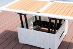 OUTFLEXX Loungetisch Höhenverstellbar, Weiß, Polyrattan, 75/152x75x40/64,5cm -Doppler Verkäufe 8 2511 18.jpg