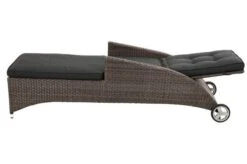 Ploß Rocking Comfort Rollliege, Grau/braun-meliert, Polyrattan, 195x65x42cm, Verstellbar, Hohe Sitzhöhe -Doppler Verkäufe 9 18208.jpg