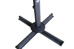 OUTFLEXX Ampelschirm, Anthrazit/creme, Pulverbesch. Aluminium, 400x300cm, Inkl. Plattenständer -Doppler Verkäufe 9 18347.jpg