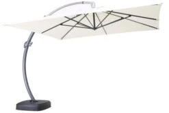 OUTFLEXX Luxus Ampelschirm, Anthrazit/creme, Edelstahl/Aluminium, 350x350cm, Inkl. Schirmständer Und Schutzhülle 23 OUTFLEXX Luxus Ampelschirm, Anthrazit/creme, Edelstahl/Aluminium, 350x350cm, Inkl. Schirmständer Und Schutzhülle -Doppler Verkäufe 9 18351.jpg