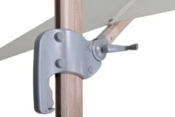 OUTFLEXX Ampelschirm, Creme, Aluminium In Holzoptik, 400x300cm, Inkl. Plattenständer -Doppler Verkäufe 9 18511.jpg