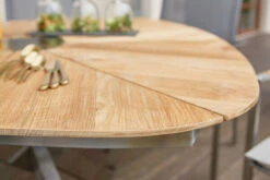 DIAMOND GARDEN Lyon Triangel Esstisch, Edelstahl/Recycled Teak, 150x 150 Cm -Doppler Verkäufe 9 21210.jpg